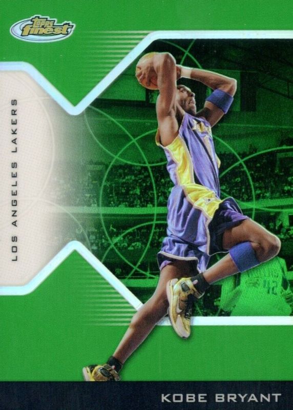 Kobe Bryant 2004 Topps Finest #8 Green Refractor /49 PSA 10