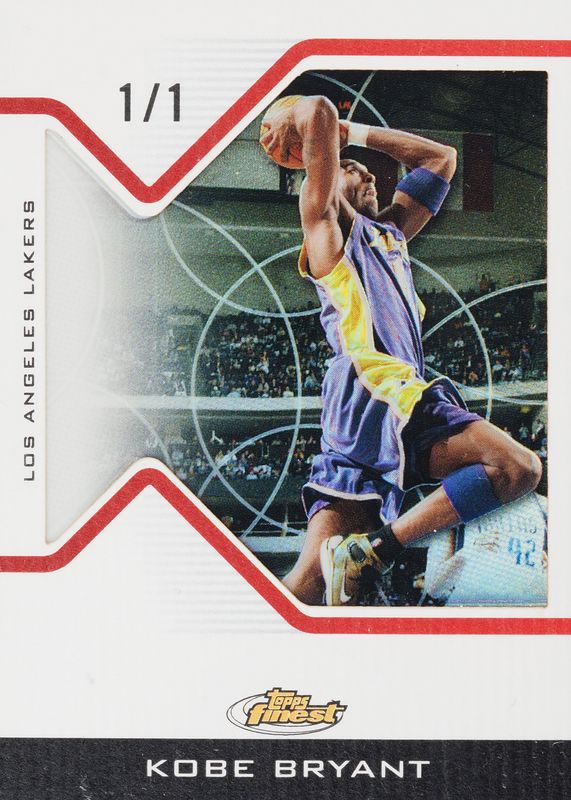 Kobe Bryant 2004 Topps Finest #8 White Refractor /1 PSA 10