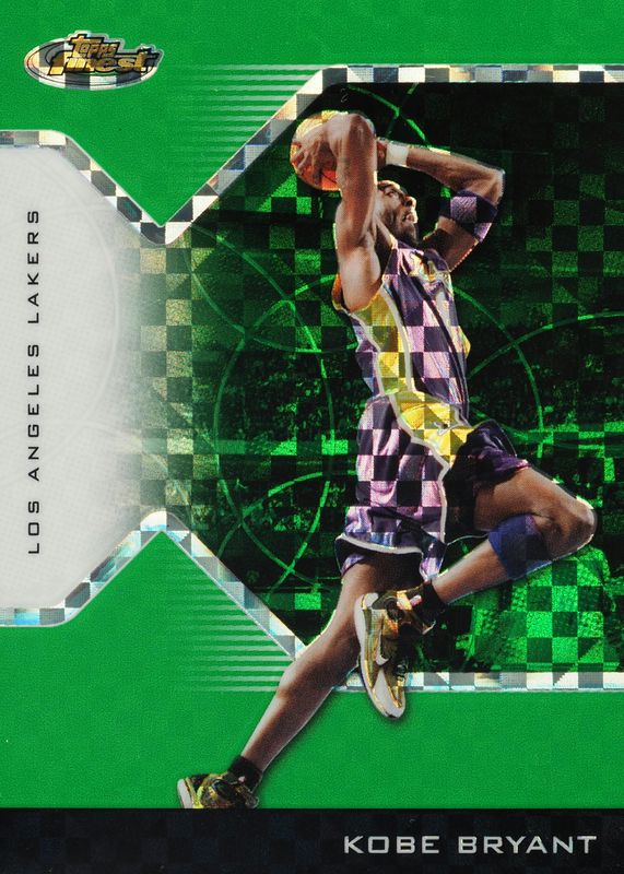 Kobe Bryant 2004 Topps Finest #8 Green X-Fractor /19 PSA 10