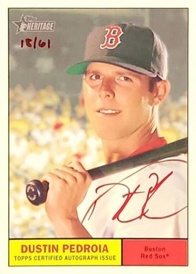 2010 Topps Heritage #ROA-DP Real One Autographs - Red Ink /61