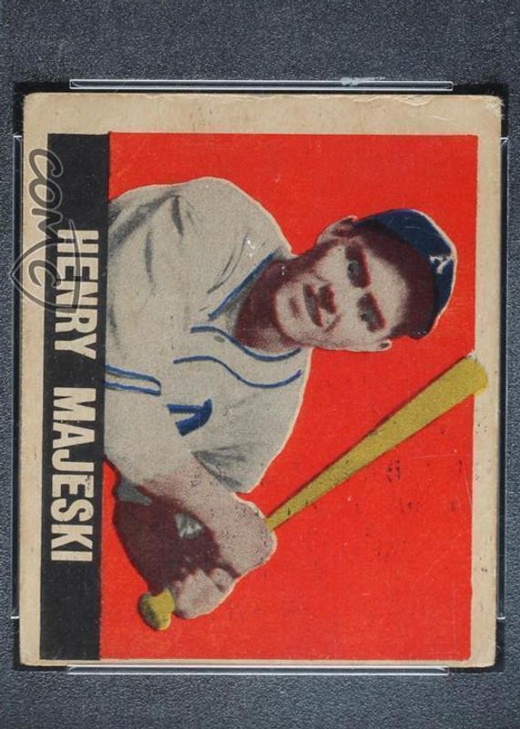 Hank Majeski 1948 Leaf #149 Base Rookie BVG 5