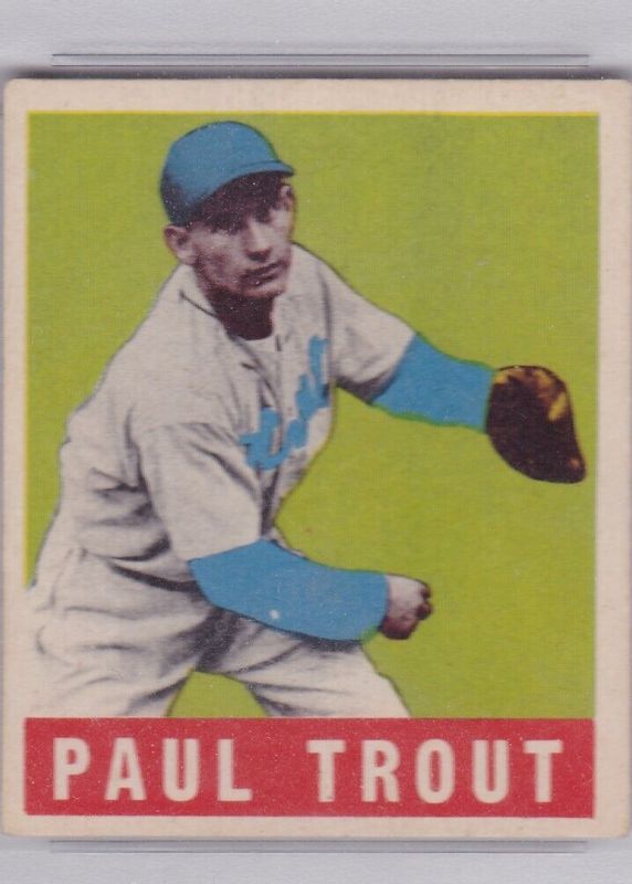 Dizzy Trout 1948 Leaf #10 Base PSA 7