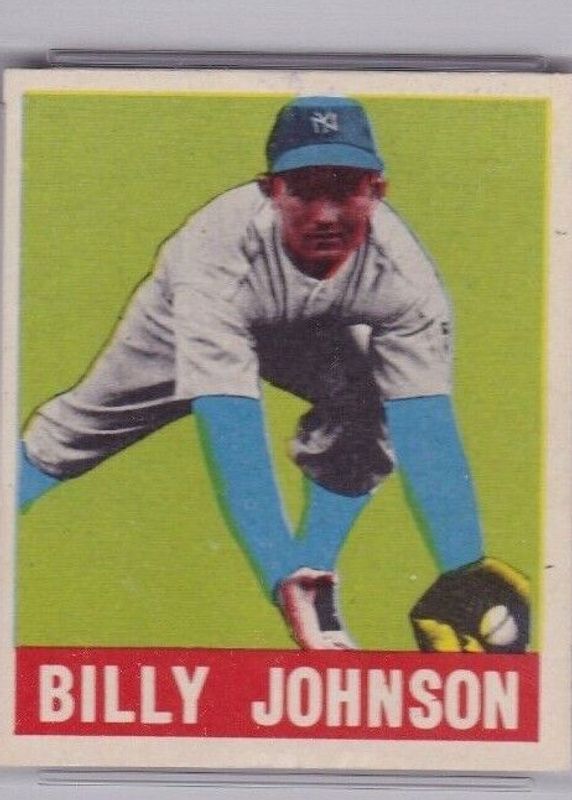 Billy Johnson 1948 Leaf #14 Base Rookie BVG 6