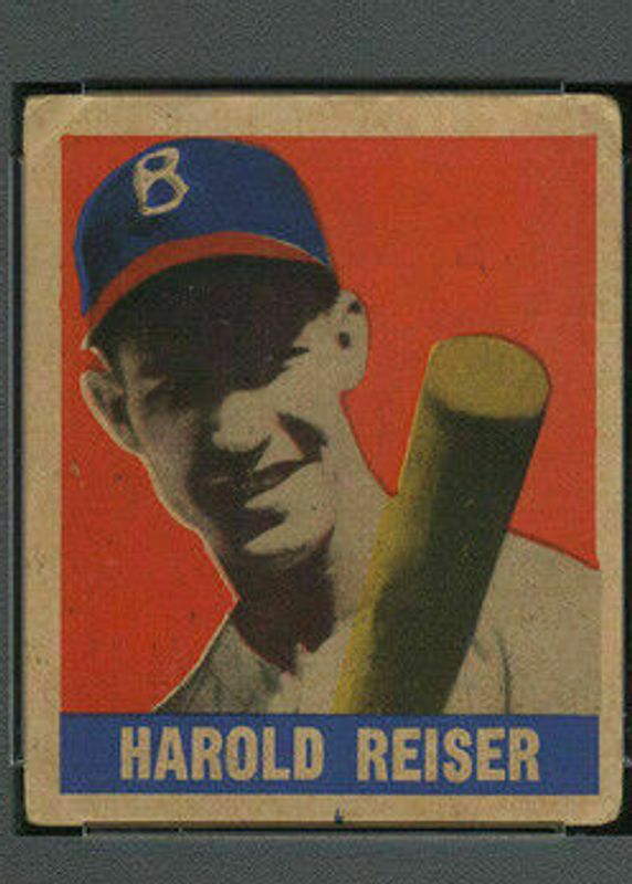 Pete Reiser 1948 Leaf #146 Base Rookie BVG 7