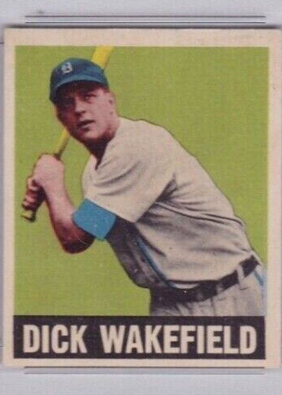 Dick Wakefield 1948 Leaf #50 Base Rookie PSA 8