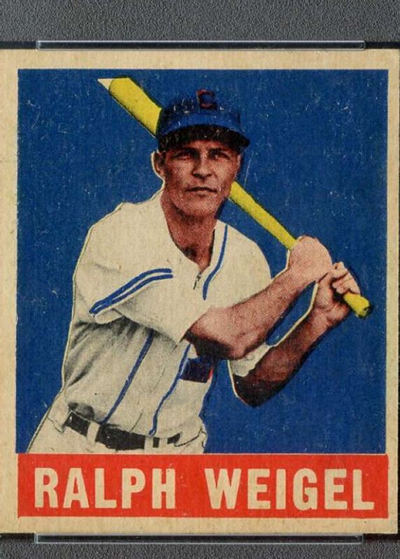 Ralph Weigel 1948 Leaf #86 Base Rookie PSA 4