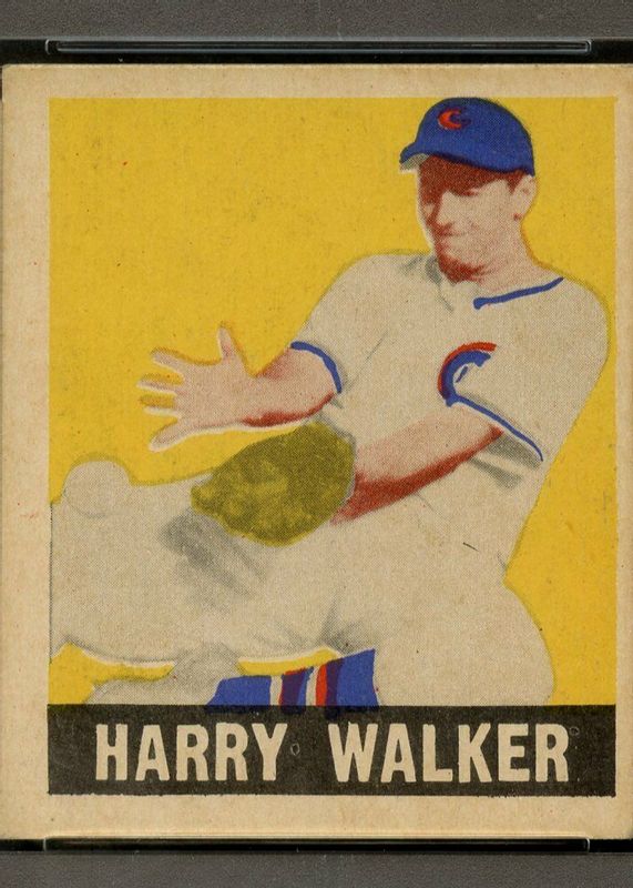 Harry Walker 1948 Leaf #137 Base Rookie BVG 8