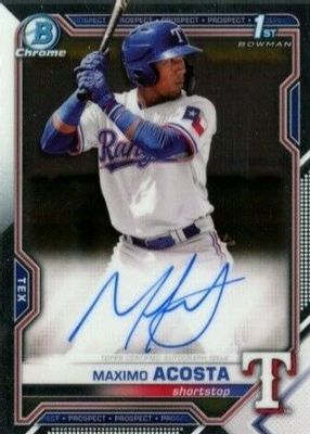 2021 Bowman #CPA-MA Chrome Prospect Auto (1st)