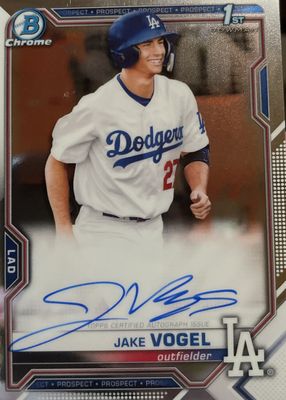 2021 Bowman #CPA-JV Chrome Prospect Auto (1st)