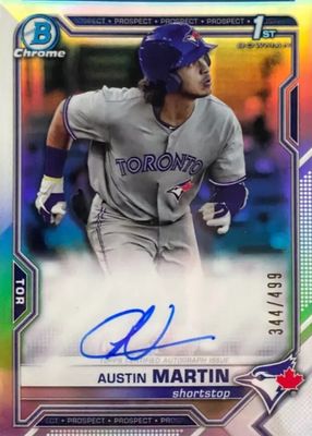 2021 Bowman #CPA-AM Chrome Prospect Auto - Refractor /499 (1st)
