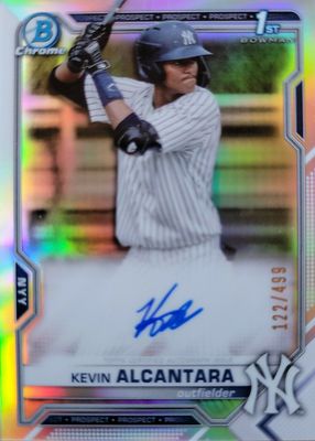 2021 Bowman #CPA-KA Chrome Prospect Auto - Refractor /499 (1st)