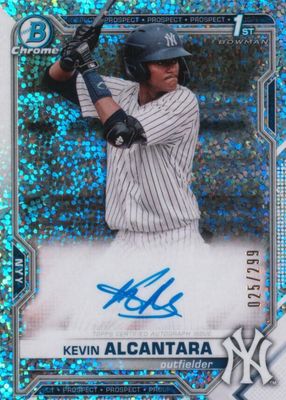 2021 Bowman #CPA-KA Chrome Prospect Auto - Speckle Refractor /299 (1st)