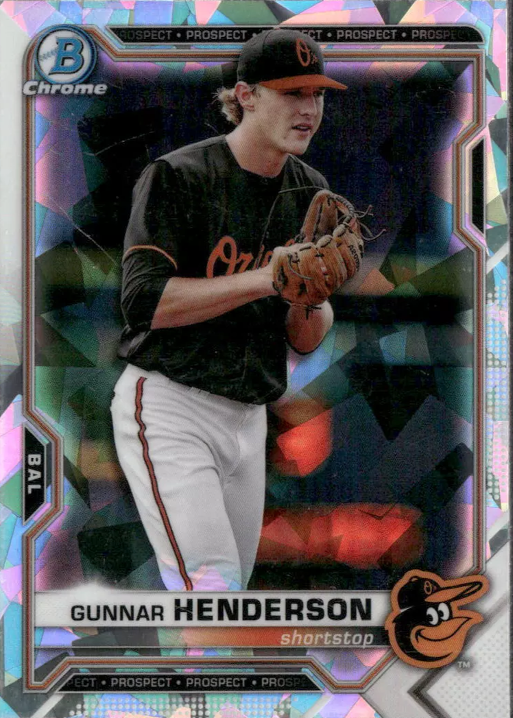 Gunnar Henderson My 1st 有望株 2024 はめ込める Bowman Chrome 