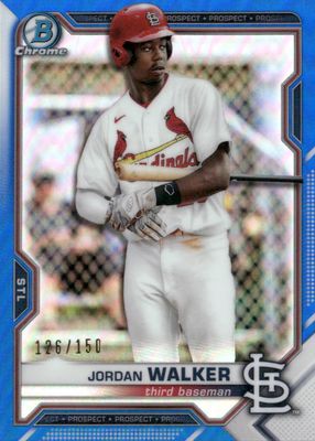 2021 Bowman #BCP-146 Chrome Prospects - Blue Refractor /150