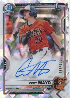 2021 Bowman #CPA-CMA Chrome Prospect Auto - Atomic Refractor /100 (1st)