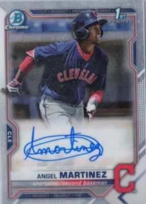 ANGEL MARTINEZ PANINI PRIZM auto 自筆 MLB - メルカリ