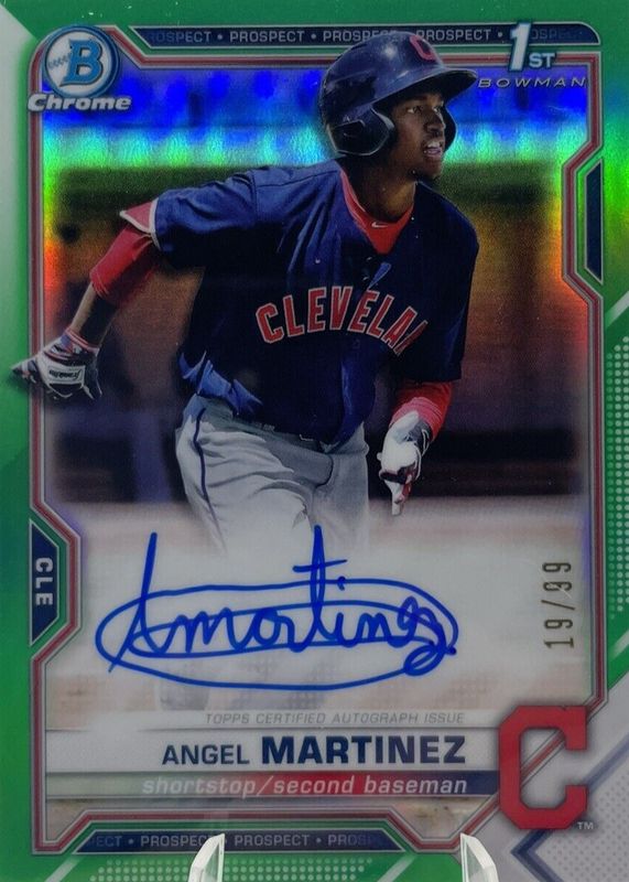 2021 Bowman #CPA-AMA Chrome Prospect Auto - Green Refractor /99 (1st)