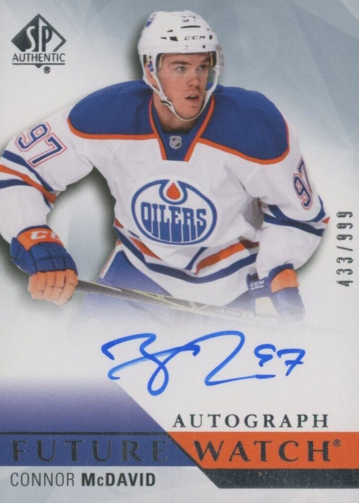 Connor McDavid 2015 SP Authentic #226 Future Watch Auto /999 Price