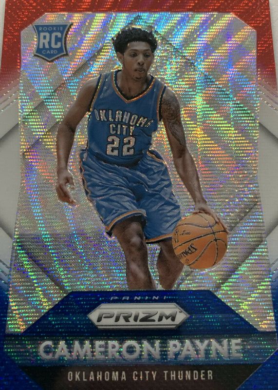 Cameron Payne 2015 Prizm #312 Red White Blue Rookie PSA 10