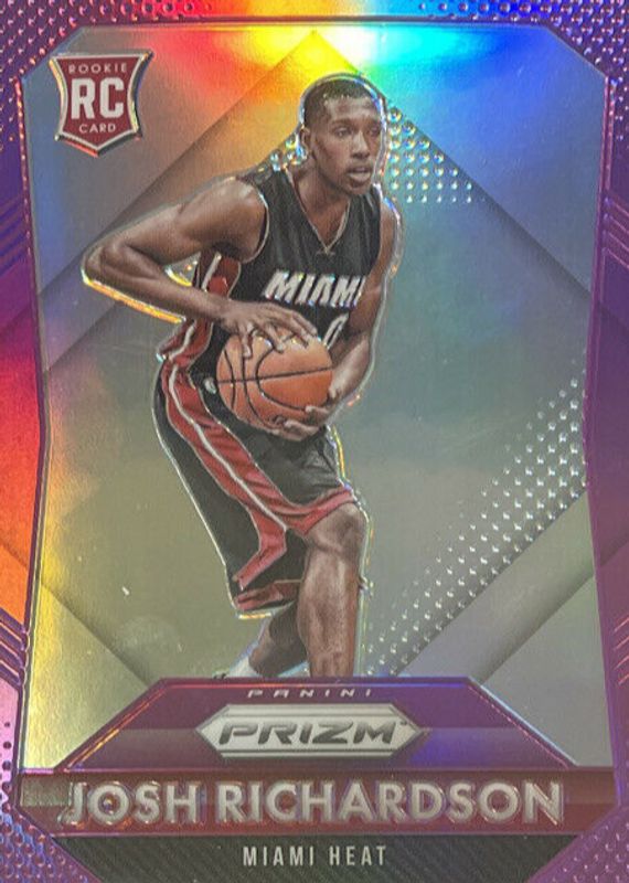 Josh Richardson 2015 Prizm #317 Purple /99 Rookie SGC 9