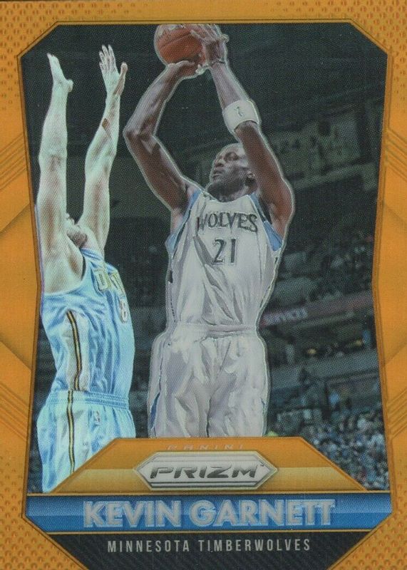 Kevin Garnett 2015 Prizm #6 Orange /65 SGC 9.5