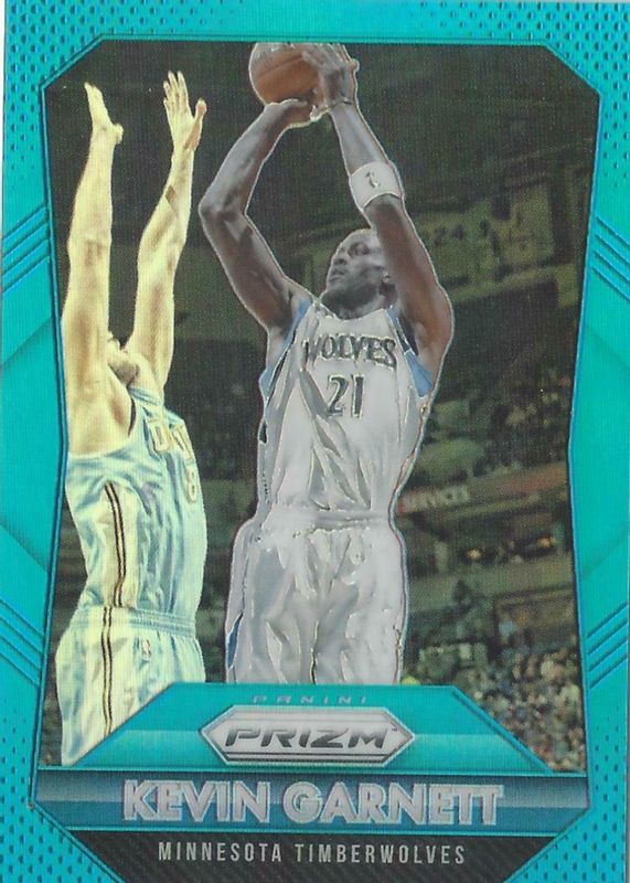 Kevin Garnett 2015 Prizm #6 Light Blue /199 RAW