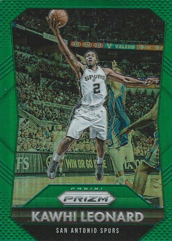 Kawhi Leonard 2015 Prizm #81 Green PSA 10