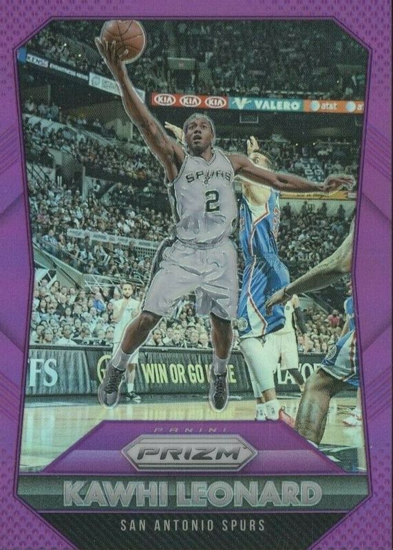 Kawhi Leonard 2015 Prizm #81 Purple /99 PSA 9