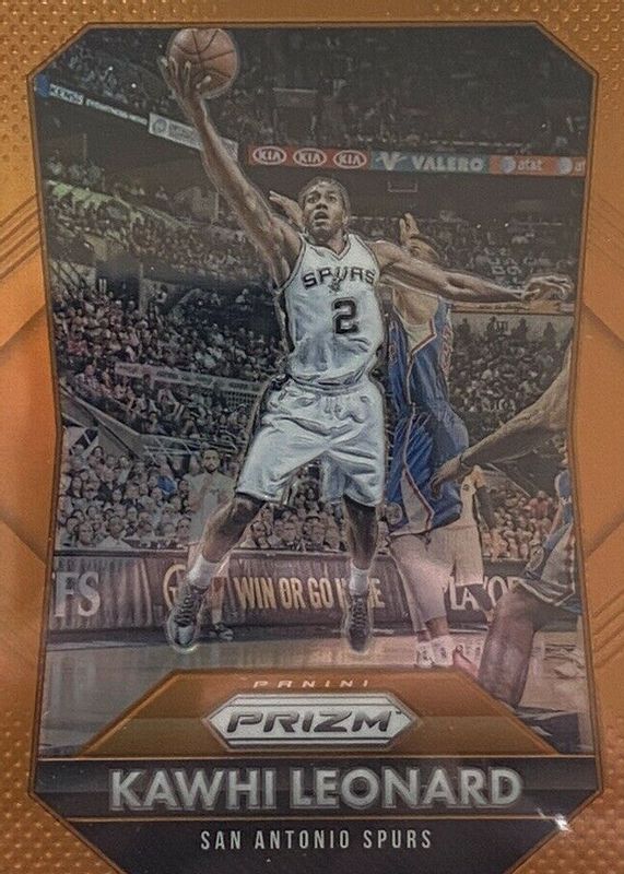 Kawhi Leonard 2015 Prizm #81 Orange /65 SGC 9