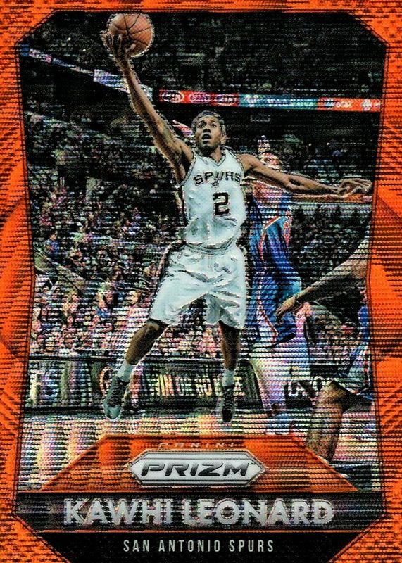 Kawhi Leonard 2015 Prizm #81 Orange Wave PSA 10