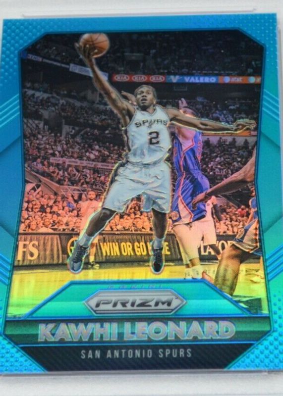 Kawhi Leonard 2015 Prizm #81 Light Blue /199 PSA 9