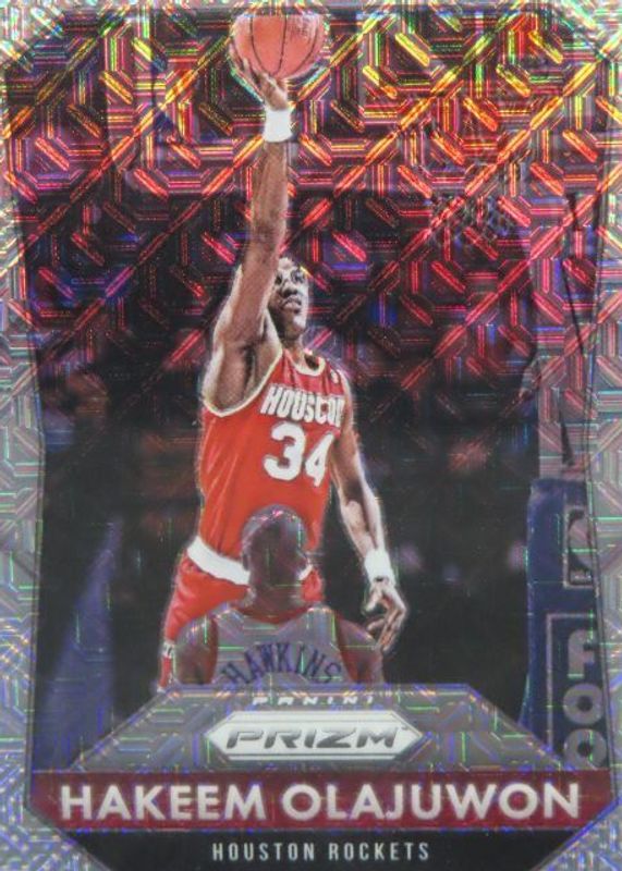 Hakeem Olajuwon 2015 Prizm #247 Mojo /25 RAW