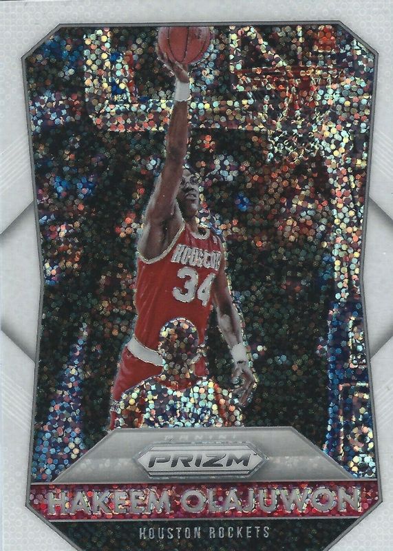 Hakeem Olajuwon 2015 Prizm #247 White Sparkle /(SSP) RAW