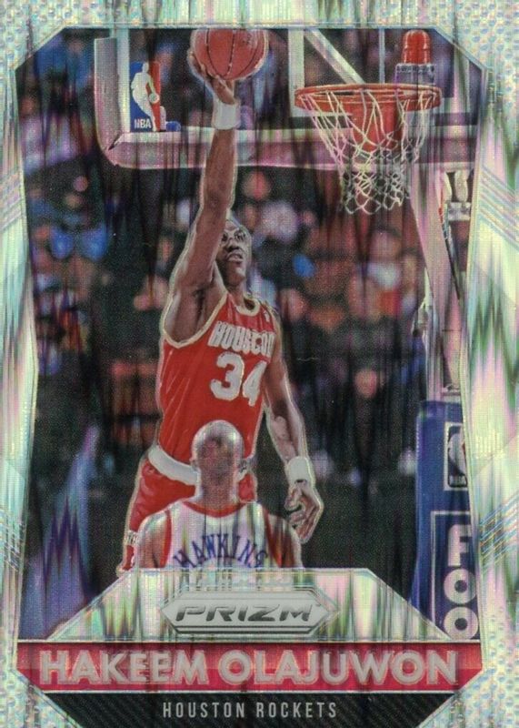 Hakeem Olajuwon 2015 Prizm #247 Flash RAW