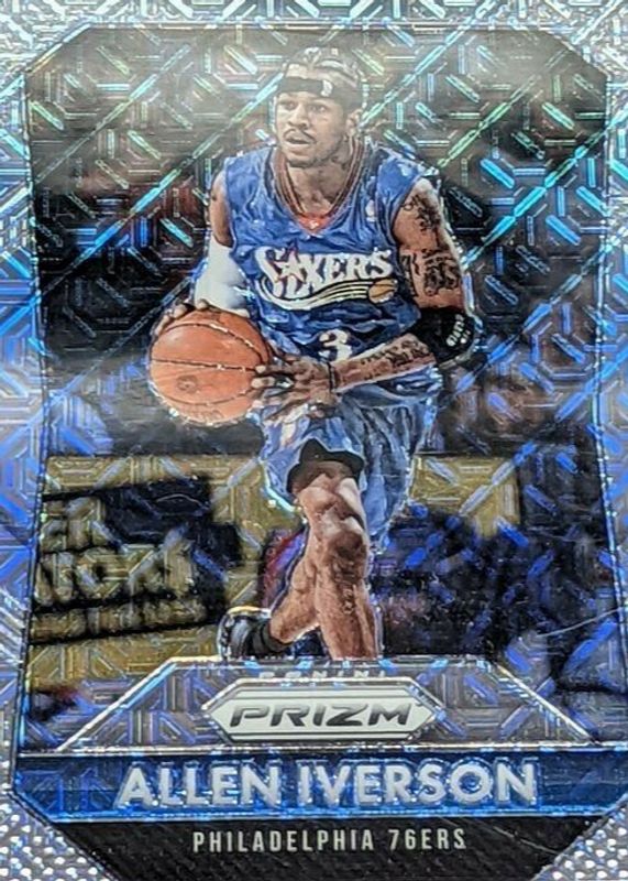 Allen Iverson 2015 Prizm #286 Mojo /25 PSA 10