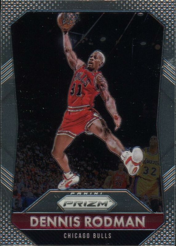 Dennis Rodman 2015 Prizm #245 Base PSA 9