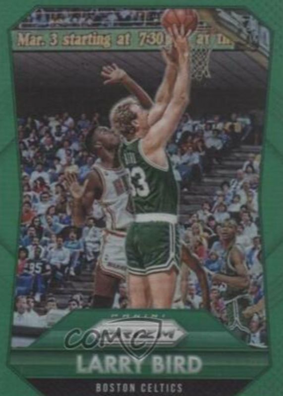 Larry Bird 2015 Prizm #261 Green PSA 10