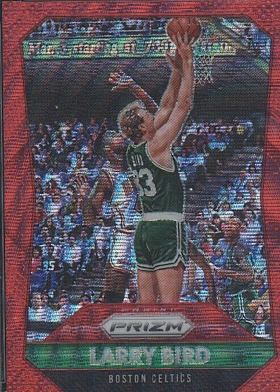 Larry Bird 2015 Prizm #261 Ruby Wave /350 SGC 10