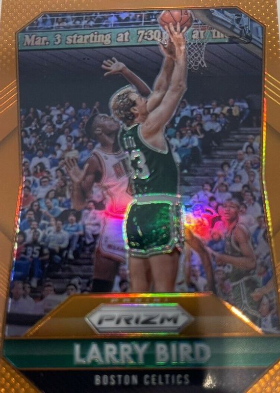 Larry Bird 2015 Prizm #261 Orange /65 SGC 9