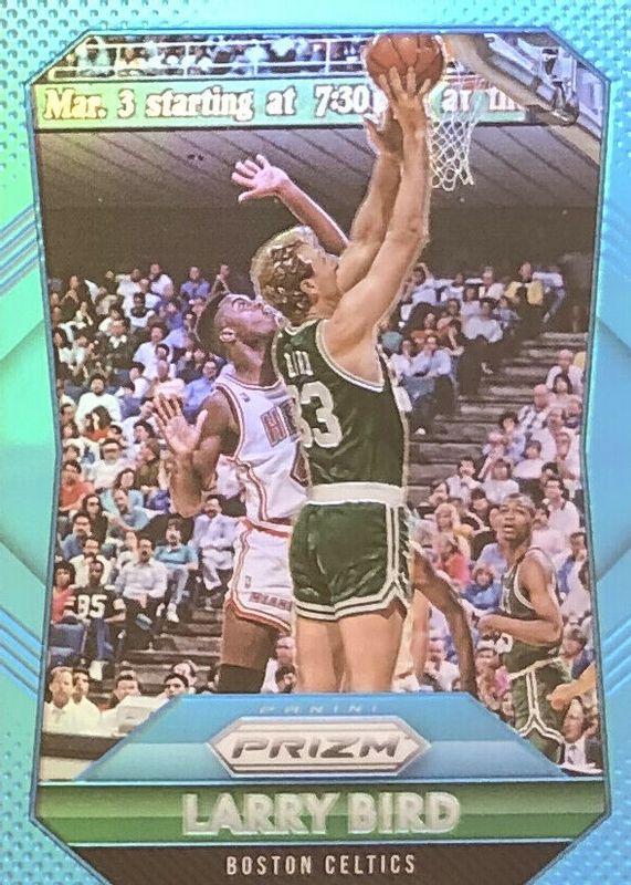 Larry Bird 2015 Prizm #261 Light Blue /199 RAW