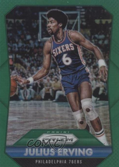 Julius Erving 2015 Prizm #288 Green Price Guide - Sports