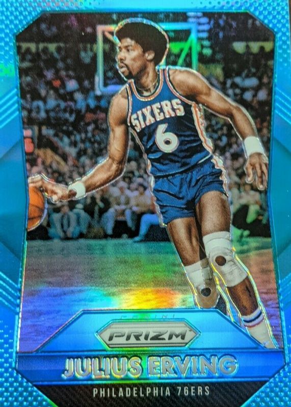 Julius Erving 2015 Prizm #288 Light Blue /199 BGS 9.5