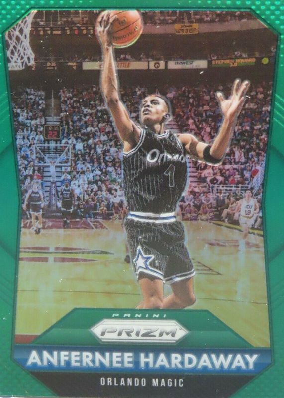 Anfernee Hardaway 2015 Prizm #253 Green RAW