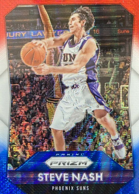 Steve Nash 2015 Prizm #246 Red White Blue PSA 10