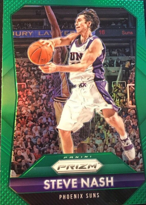 Steve Nash 2015 Prizm #246 Green RAW
