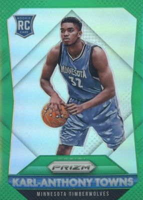 Karl-Anthony Towns 2015 Prizm #328 Silver PSA 10 Price Guide