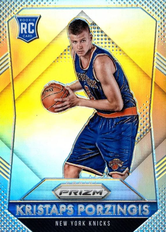 Kristaps Porzingis 2015 Prizm #348 Silver Rookie RAW