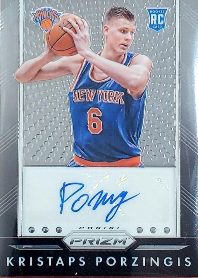 Kristaps Porzingis 2015 Prizm #348 Prizm Autographs BGS 9.5 