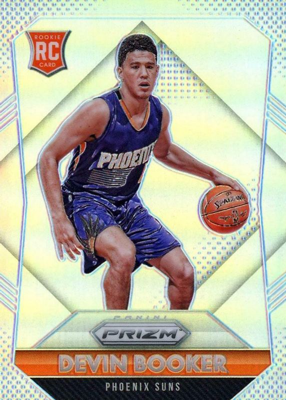 Devin Booker 2015 Prizm #308 Silver Rookie PSA 9