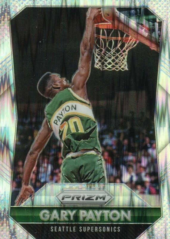 Gary Payton 2015 Prizm #285 Flash RAW